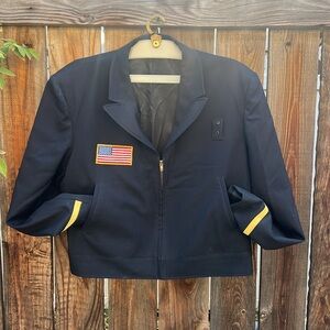 Super cool aviator style jacket.🇺🇸